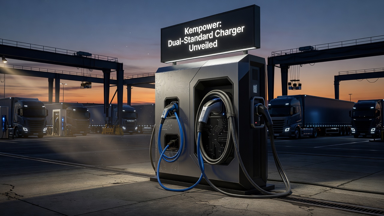 Kempower Unveils Dual-Standard Charger for Cars and Heavy Trucks