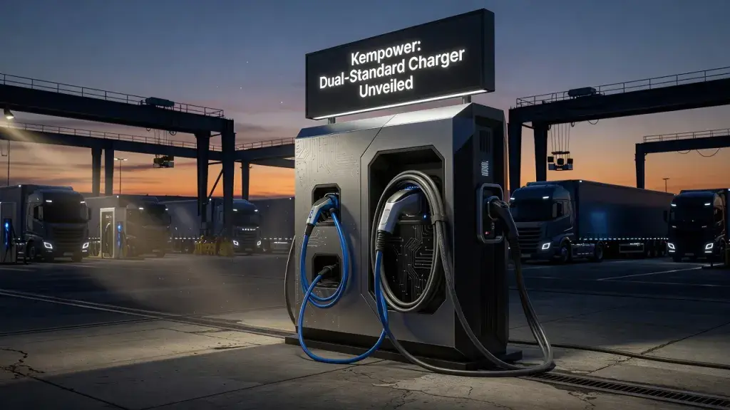 Kempower Unveils Dual-Standard Charger for Cars and Heavy Trucks